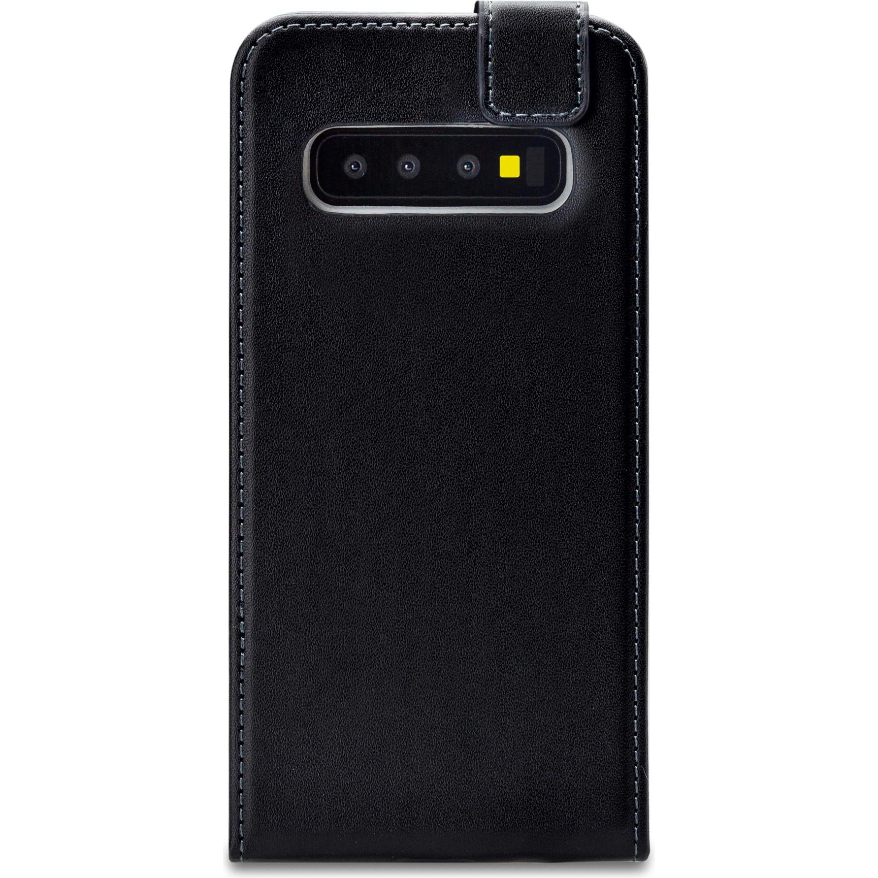 Mobilize Klassisches Gelly Flip Etui (Samsung Galaxy S10), Smartphone Hülle, Schwarz