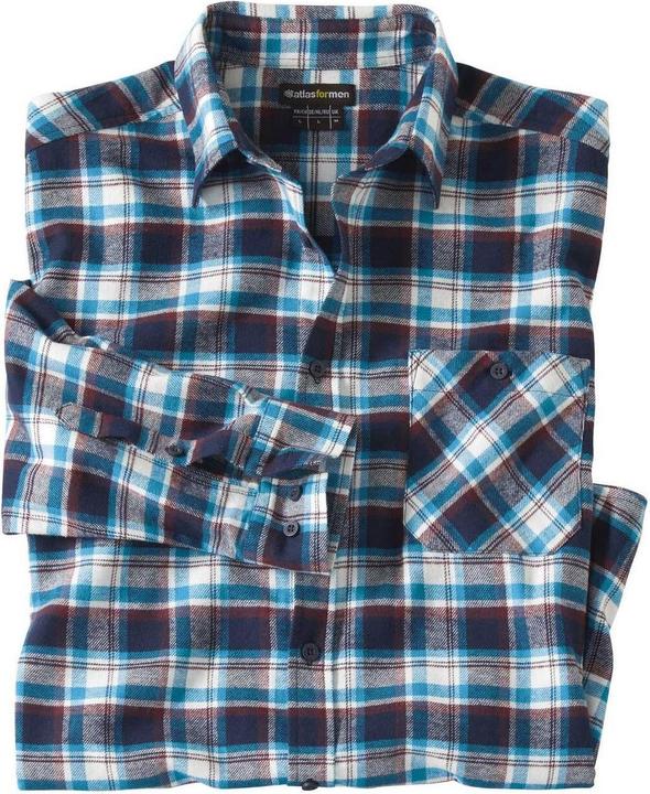Immagine prodotto Atlas For Men Camicia di flanella a quadri da uomo (5XL)