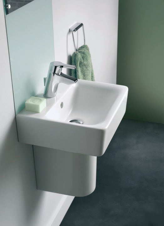 Immagine prodotto Ideal Standard Lavabo standard ideale Connect Cube 500mm E7138, 1 foro per rubinetto (460 mm, 500 mm)