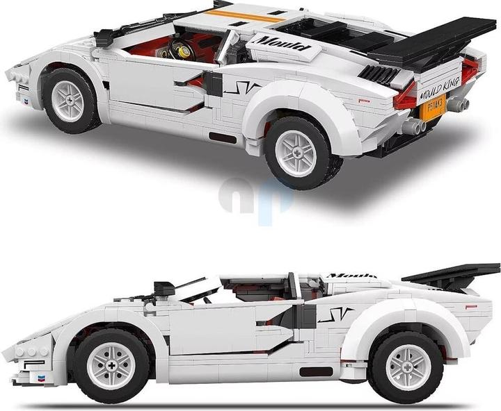 Produktbild Mould King Weisser Italienischer Sportwagen
