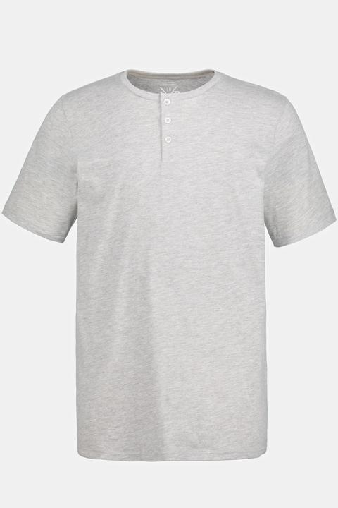 Produktbild JP1880 Henley, Basic, Knopfleiste, Halbarm, bis 7 XL (L)
