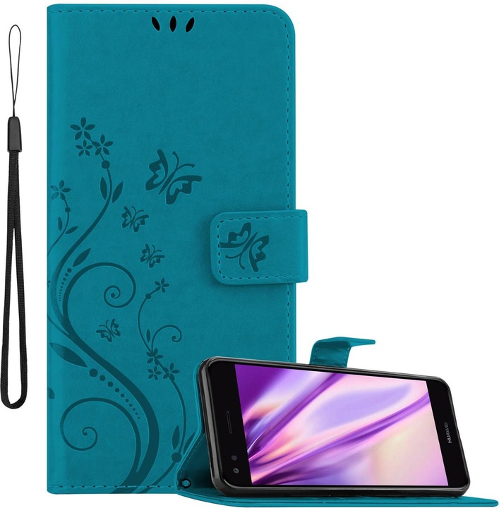 Actual product image Cadorabo Case Flower Book (Huawei Y6 Pro (2017))