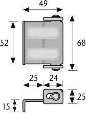 Actual product image Abus Door and window lock SW 1