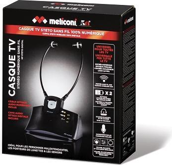 Immagine prodotto Meliconi HP STETO DIGITAL Cuffia Auricolare Nero (Senza fili)