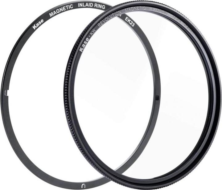 Image du produit Kase KW Revolution Plus Entry Kit (CPL/MCUV + ring + front lens cap + case) 40.5mm (with metal cap) 77mm (77 mm, Filtre polarisant, Filtre UV)