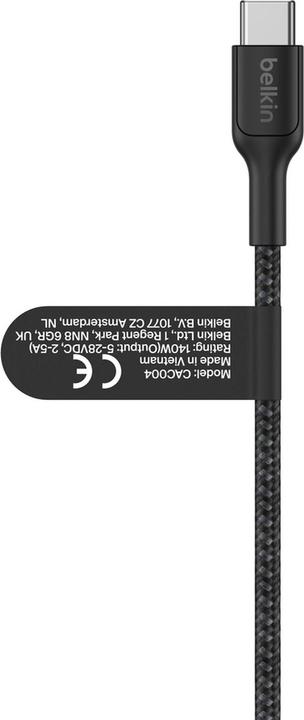 Image du produit Belkin BOOSTCHARGE Pro 140W 1,5m USB-C Kabel schw. CAC004hq1.5MBK (1.50 m, USB 2.0, 140 W)