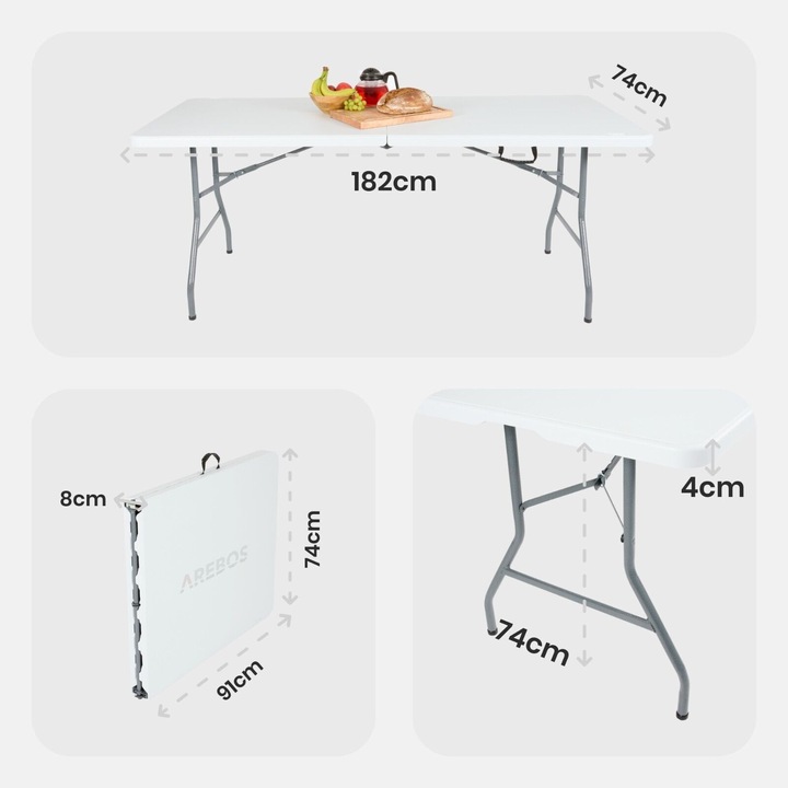 Produktbild Arebos Gartentisch (74 cm)