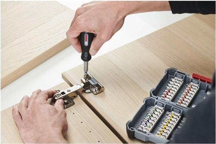 Actual product image Bosch Professional Zubehör Screwdriver bit set (T27, PH2, T40, HEX4, PZ2, PH1, Th27, T15, PZ1, SL5, SL3, Th25, PH3, SL4, SL6, HEX6)