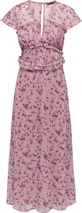 Only Onlvalda S/S Long Frill Dress Wvn Ex