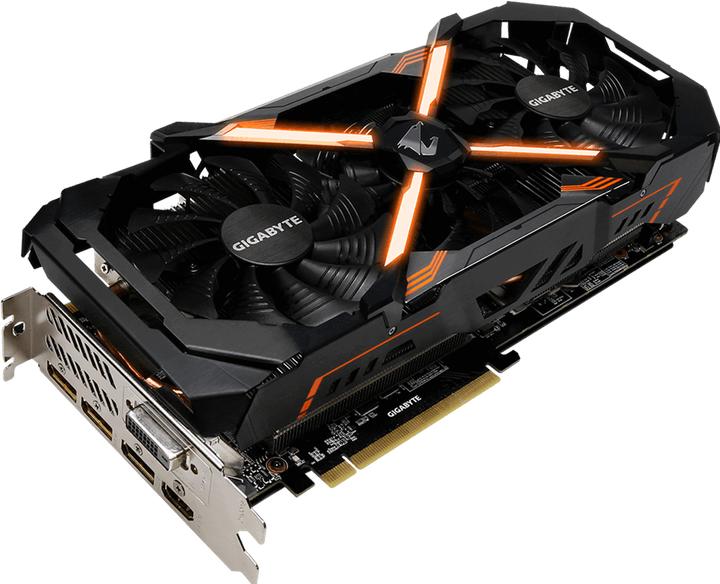 Actual product image Gigabyte GeForce GTX1070 Aorus 8GD (8 GB)