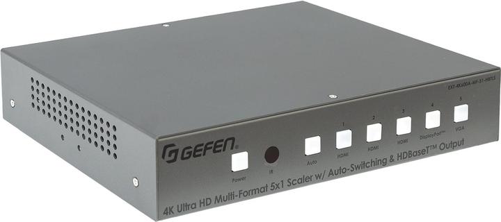 Produktbild Gefen Automatic switching of all video inputs- Manual switching via front buttons, IR remote, RS-232, Teln