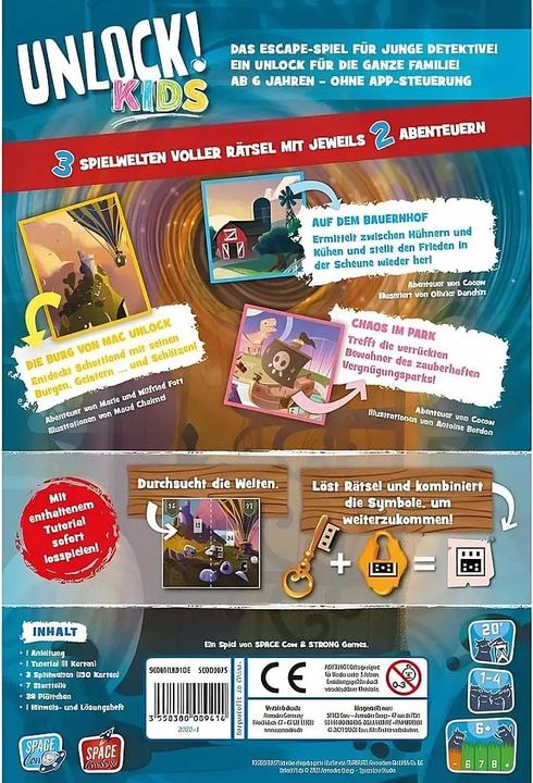 Actual product image Asmodée Unlock! (German, 1 - 4 Players)