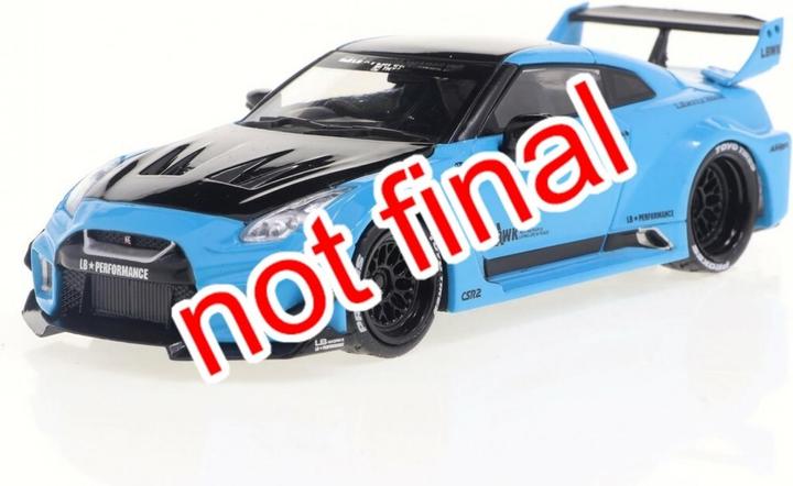 Actual product image Solido 1:43 Nissan GTR35 2019 blue