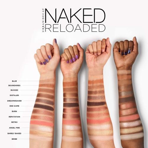 Actual product image Urban Decay Naked Reloaded (Brown, Bronze, Grey, Nude, Peach, Rose, Black, Taupe)