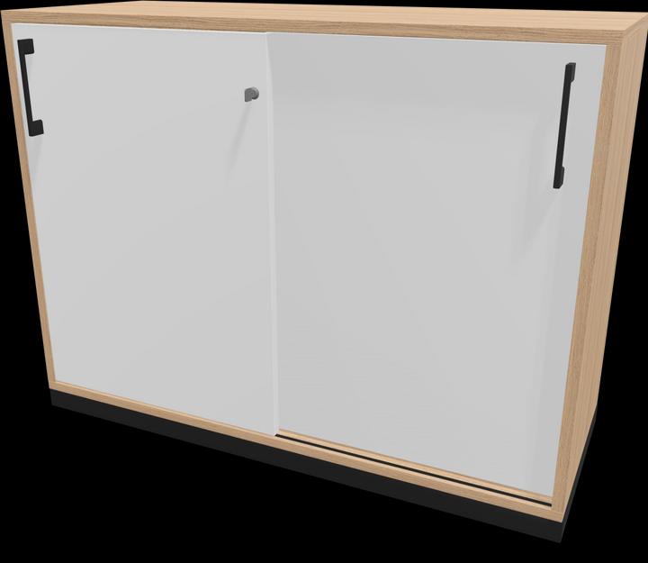 Black, White, Amber oak decor with structure