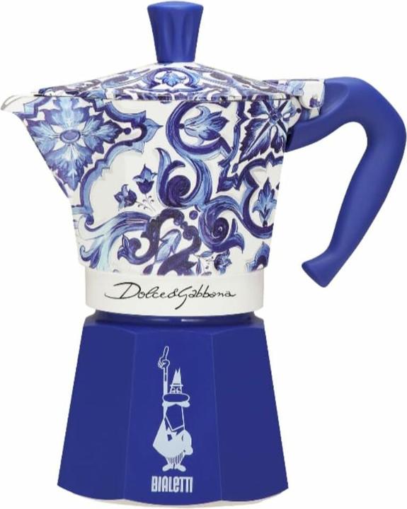 Produktbild Bialetti Italienische Kaffeemaschine MOKA D&G Blau Aluminium 6 Tassen (6 Tassen)