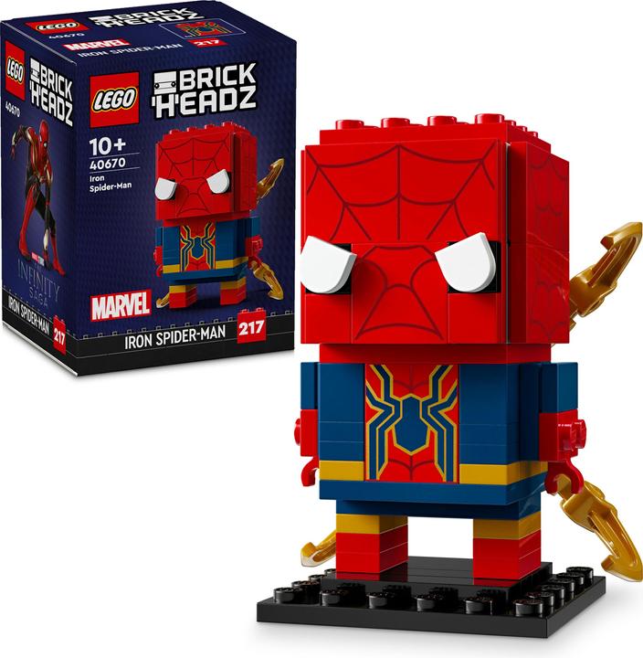 Produktbild LEGO Iron Spider-Man (40670, LEGO Brickheadz)