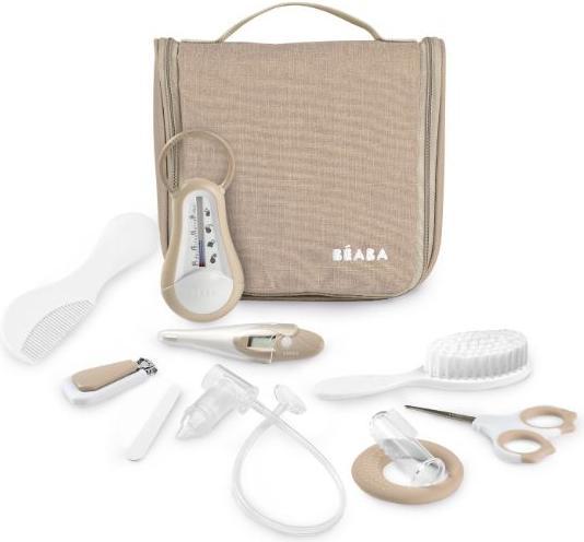 Beaba Kulturbeutel mit 10 Zubehör lehm