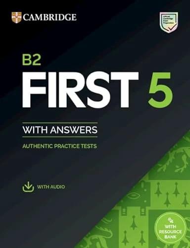 Immagine prodotto B2 First 5 Student's Book with Answers with Audio (Inglese, Collettività, 2023)