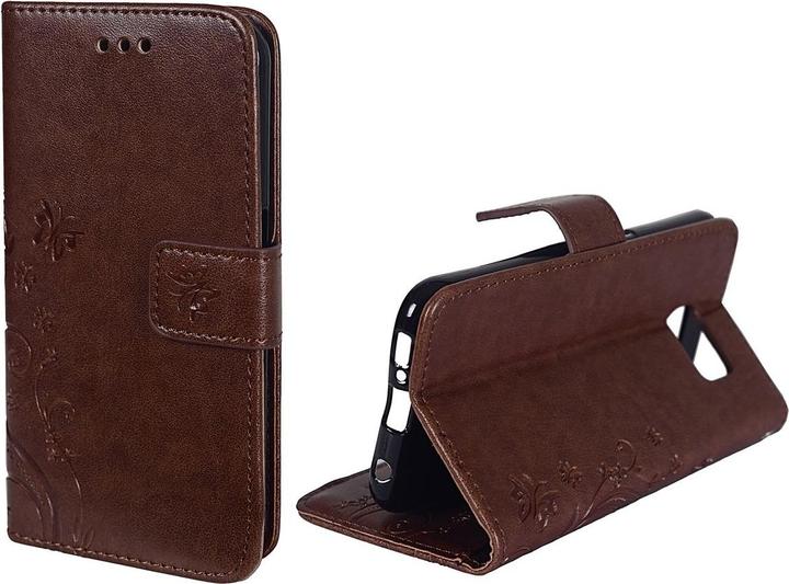 Produktbild König Design Schutz Handy Hülle für Samsung Galaxy S6 Edge Case Cover Tasche Wallet Etui Neu (Samsung Galaxy S6 Edge)