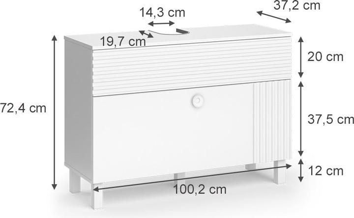 Produktbild Vicco Sola (100.5 x 37.5 x 72.5 cm)