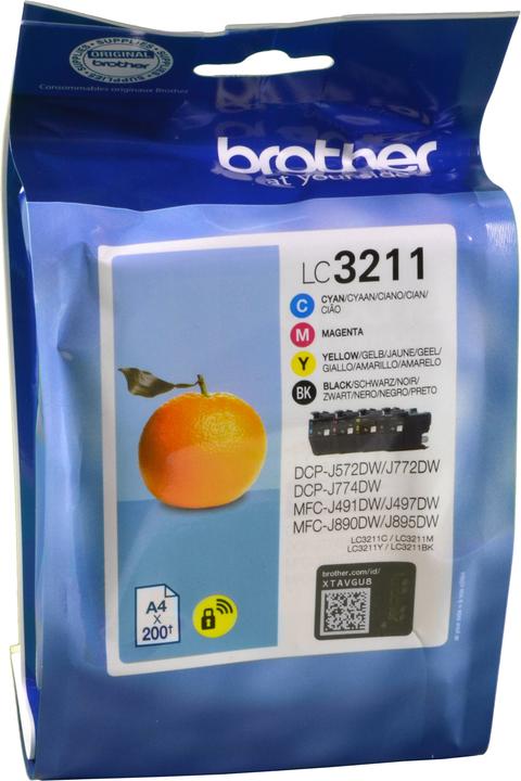 Actual product image Brother LC-3211 Value Pack (M, C, Y, FC)
