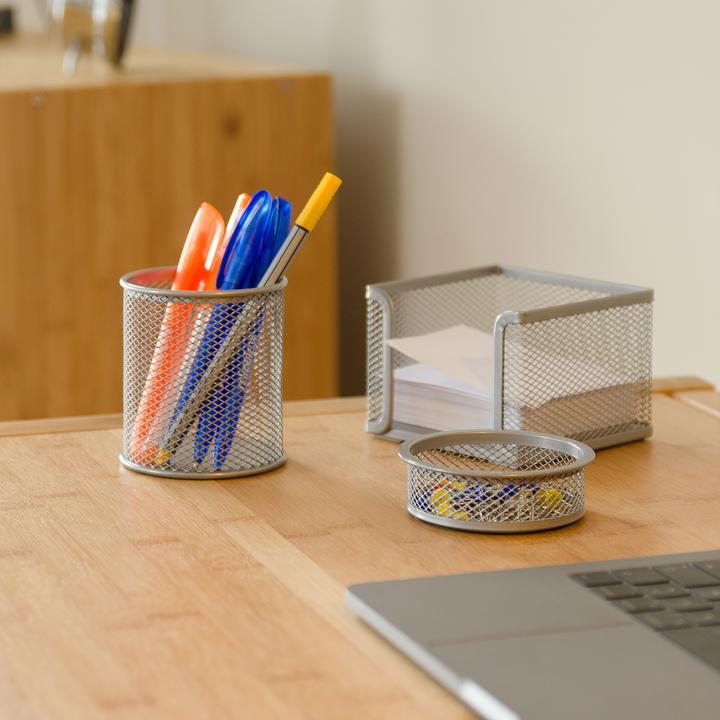 Immagine prodotto Relaxdays Set organizer da scrivania in 3 pezzi