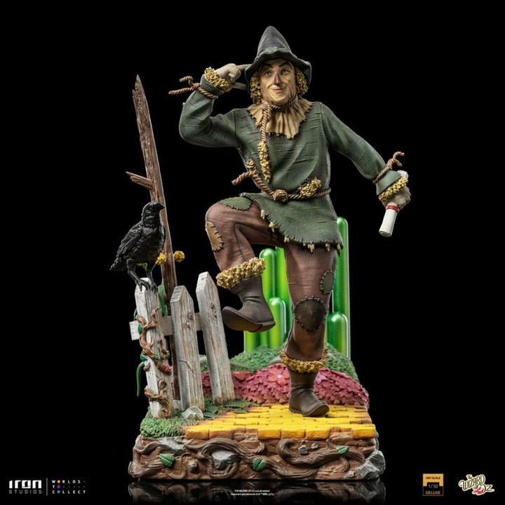 Actual product image Iron Studios Le Magicien d'Oz statuette 1/10 Deluxe Art Scale Scarecrow 21 cm