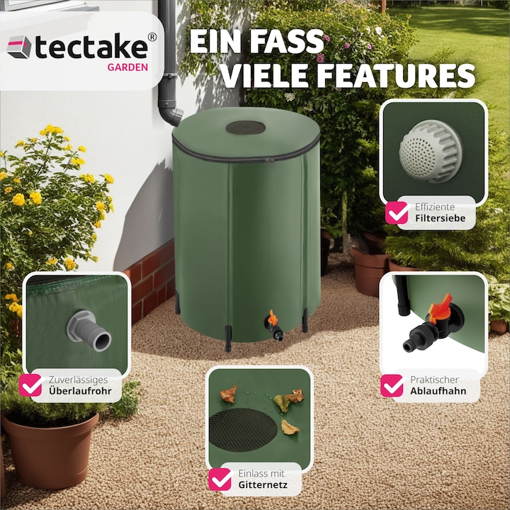 Produktbild tectake Regenwassertank (250 l)