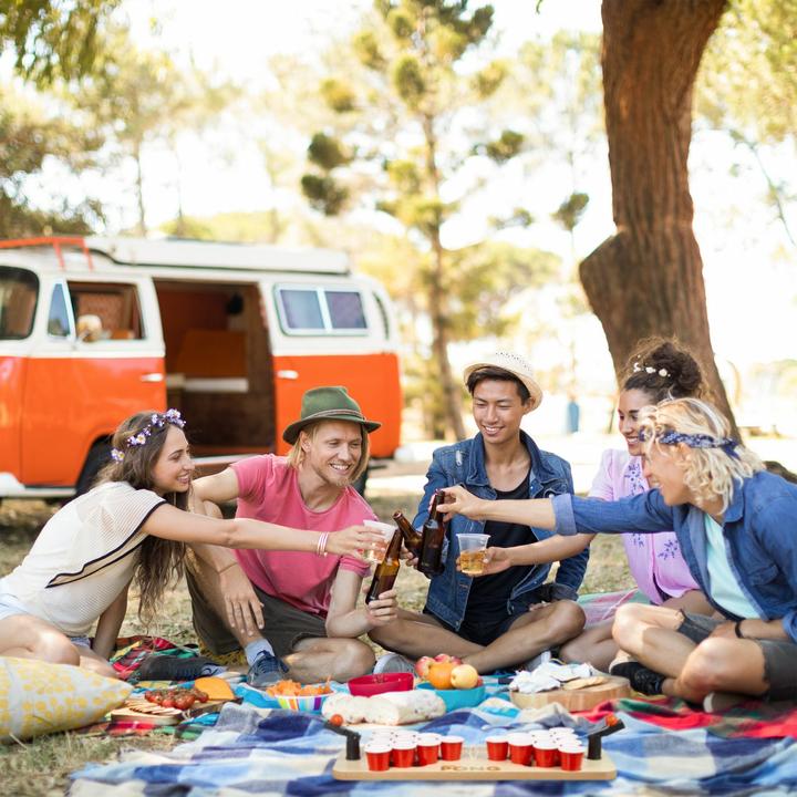 Actual product image Relaxdays Sofa tray