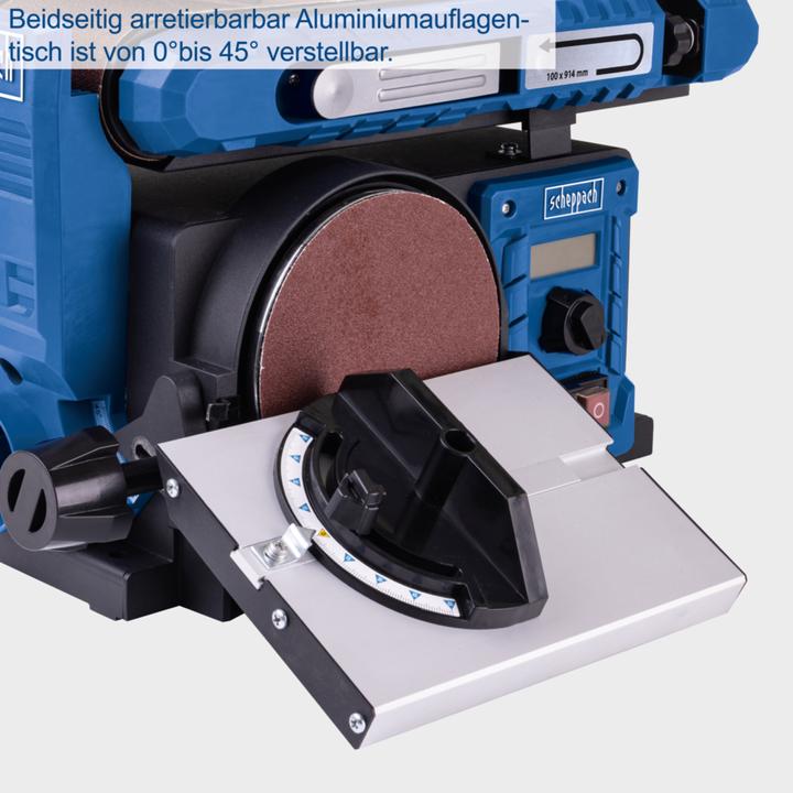 Image du produit Scheppach BTS800 Vario (Ponceuse à bande, Ponceuse à disque, 400 W)
