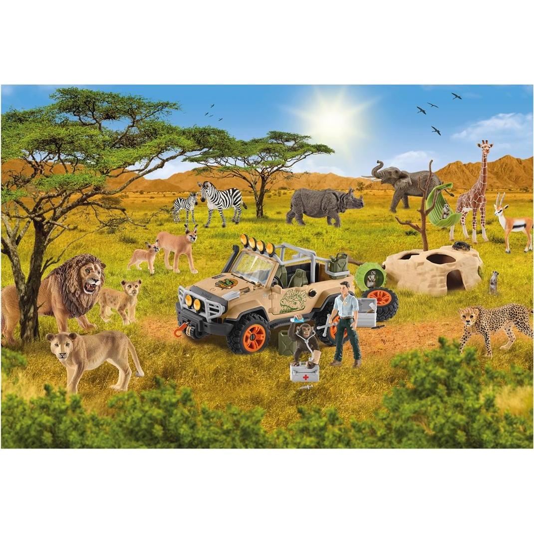 Thumbnail - Schmidt Spiele Wild Life in der Sarvanne 60 Teile (inkl. Figur) (60 Teile)