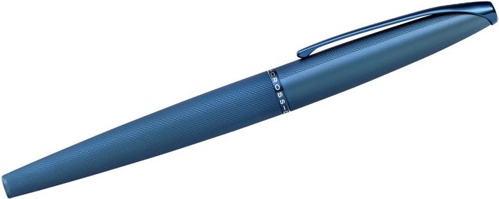 Productafbeelding Cross Vulpen ATX donkerblauw ruitpatroon F geschenkverpakking (Donkerblauw met ruitpatroon, 1 x)