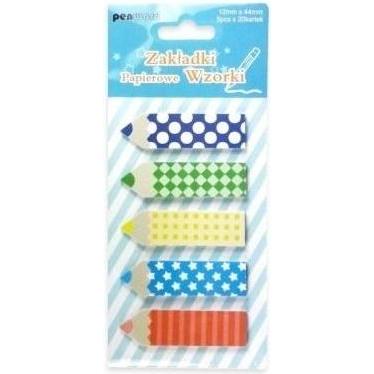 Polsirhurt, Post-it, Registerblätter aus Papier, Buntstifte