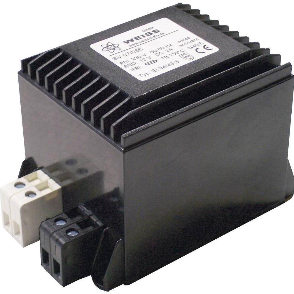 Weiss Elektrotechnik Kompaktnetzteil Transformator mit eingebauter Gleichrichtung und Glättung, Transformator