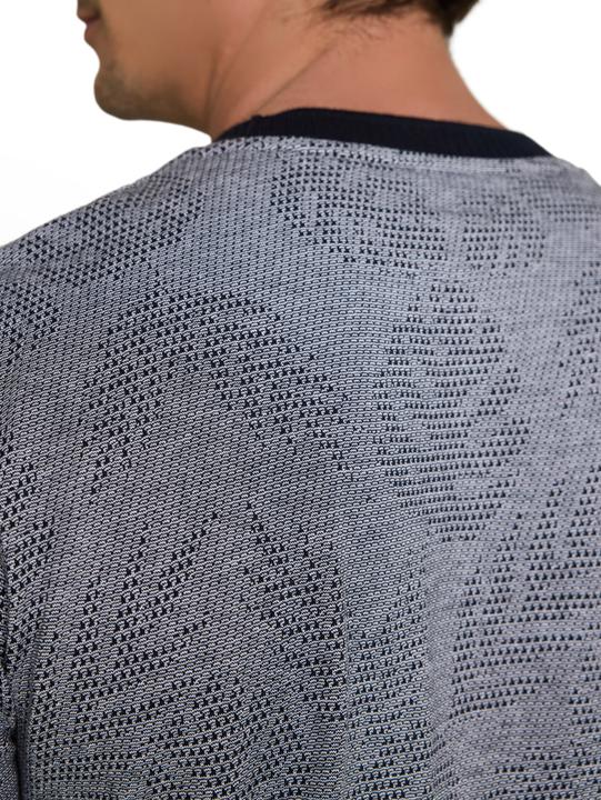 Produktbild Tom Tailor Jacquard T-Shirt mit Muster (M)