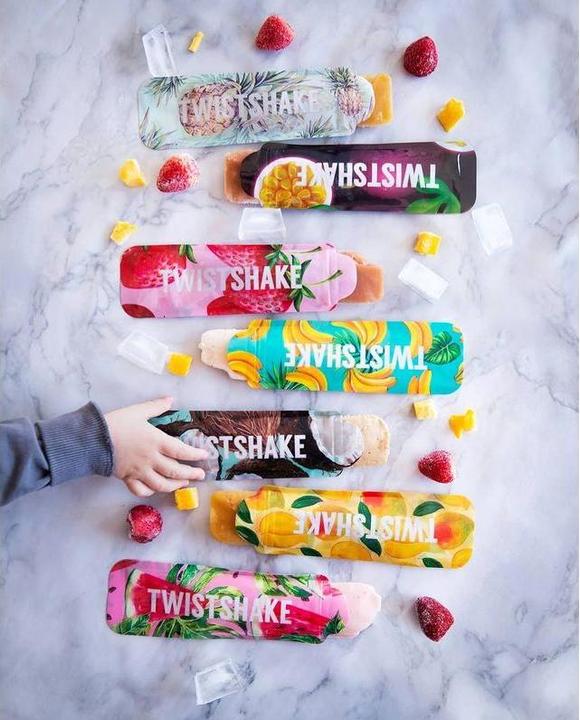 Actual product image Twistshake 7x Ice Pop squeeze bags