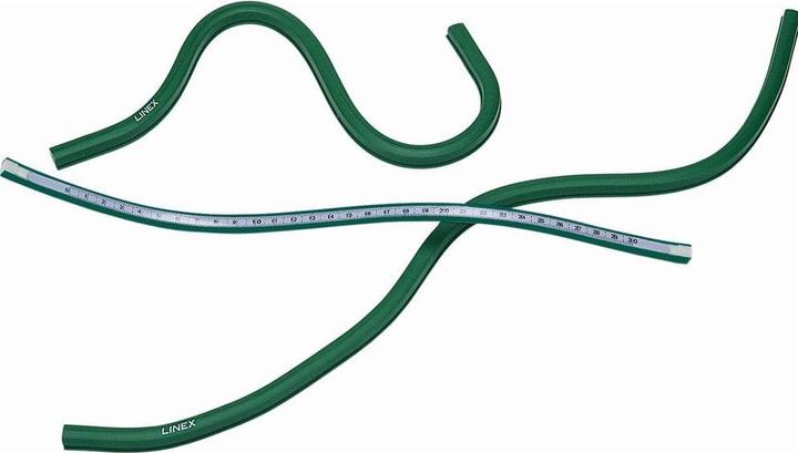 Produktbild Linex Flexkurven 30 cm m. Einteilung (30 cm, Kunststoff)