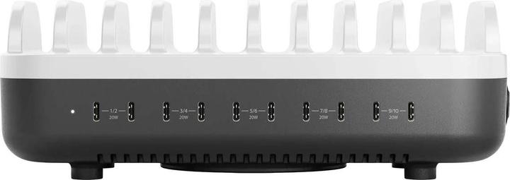 Actual product image Alogic Powerfin 10 Port USB-C Desktop (100 W, 10 ports)
