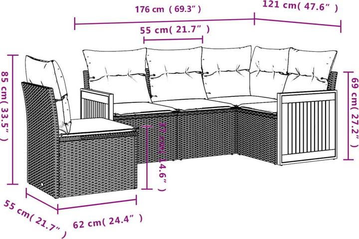 Produktbild vidaXL Wayne