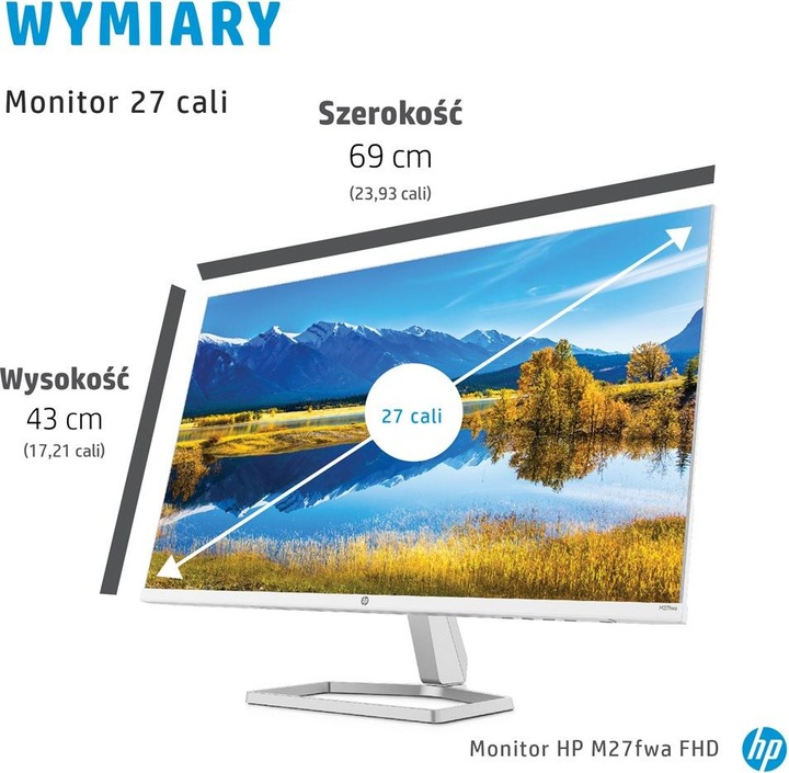 Image du produit HP M27fwa (1920 x 1080 pixels, 27")