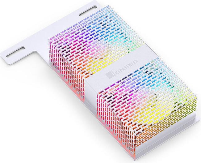 Actual product image Jonsbo NF-2 RAM cooler, ARGB - white