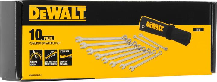 Produktbild DeWalt Dewa RingMaulschl Set metrisch 10tlg DWMT192271 (10 mm, 11 mm, 12 mm, 13 mm, 14 mm, 15 mm, 16 mm, 17 mm, 18 mm, 19 mm)