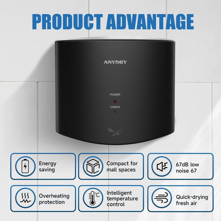 Actual product image Anydry 2630S, Black