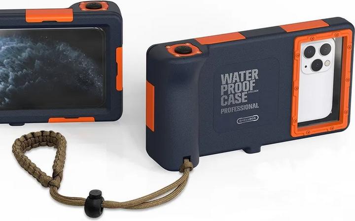 Produktbild PhoneLook SHELLBOX Universelle Smartphone Hülle Professional Waterproof Case 2nd Generation (15 Meter) (Apple iPhone 14 Pro Max, Apple iPhone 6, Samsung Galaxy S21 5G, Samsung Galaxy S6)