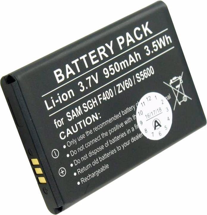 Actual product image Samsung Battery SGH-F400, -L700, SGH-J800 (Rechargeable battery)