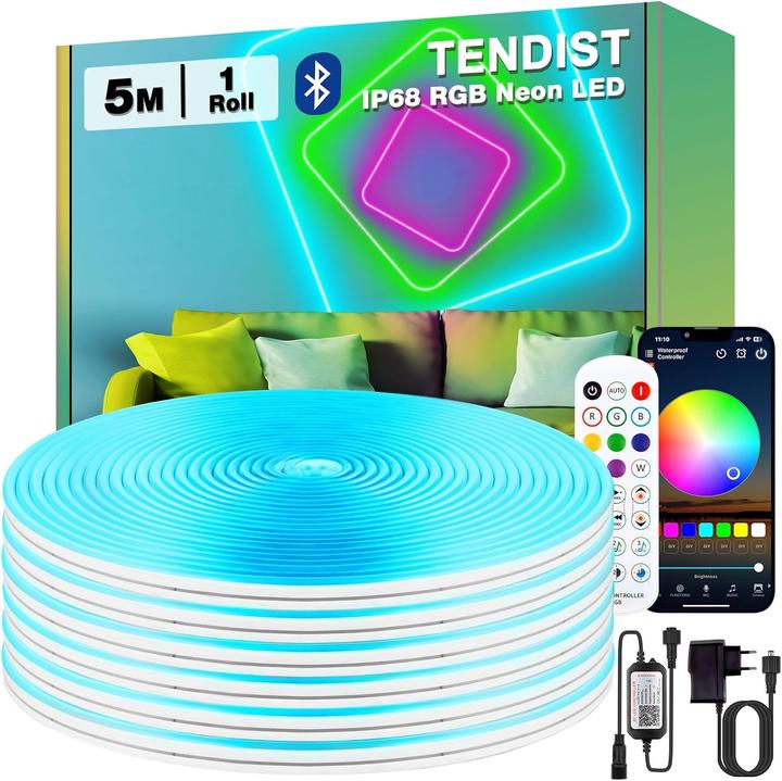 Produktbild LS Neon Strip Set (RGB, 500 cm, Outdoor, Indoor)