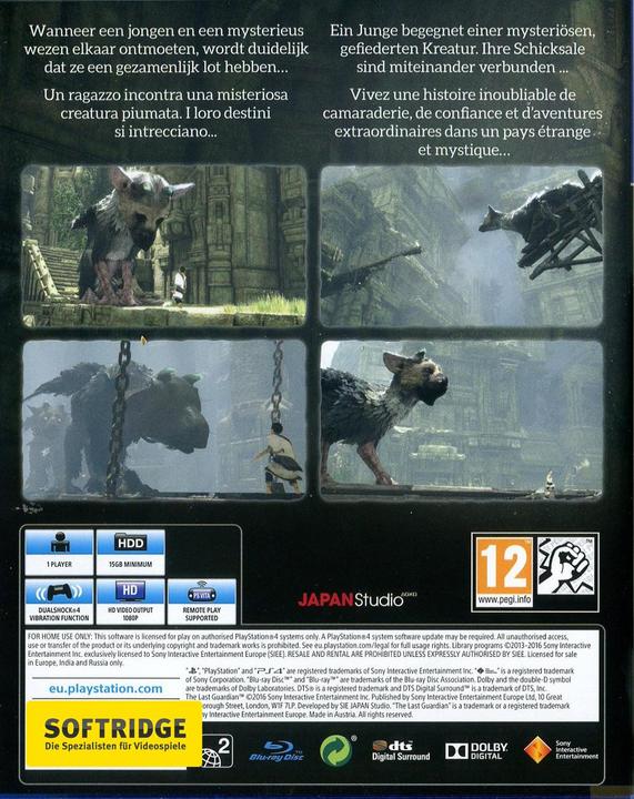 Image du produit Sony The Last Guardian (PS4, Multilingue)