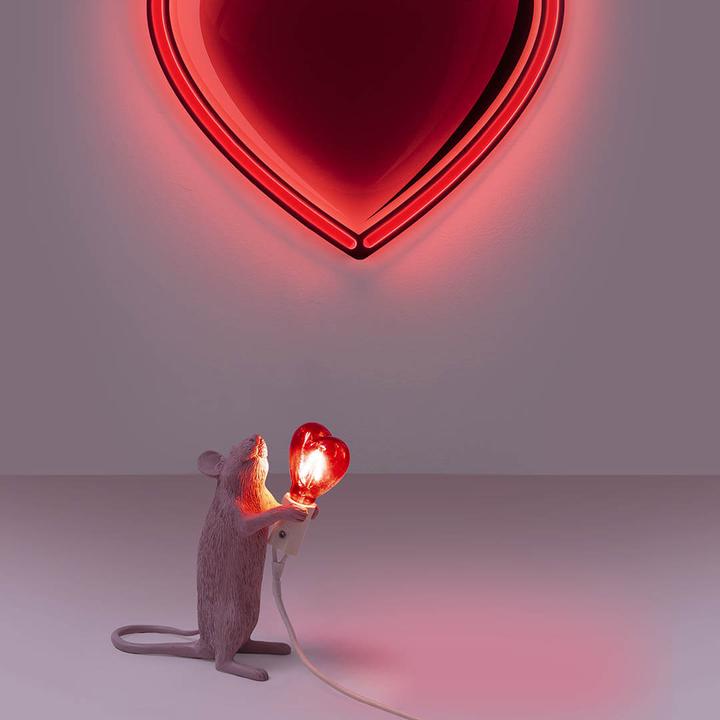 Image du produit Seletti Mouse Lamp Love "Step" lampe de table (E14)