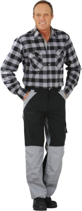 Immagine prodotto Planam Camicia quadrata manica 1/1 nero/zinco 45/46 47/48 (48)